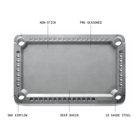 Nomad Carbon Steel Griddle