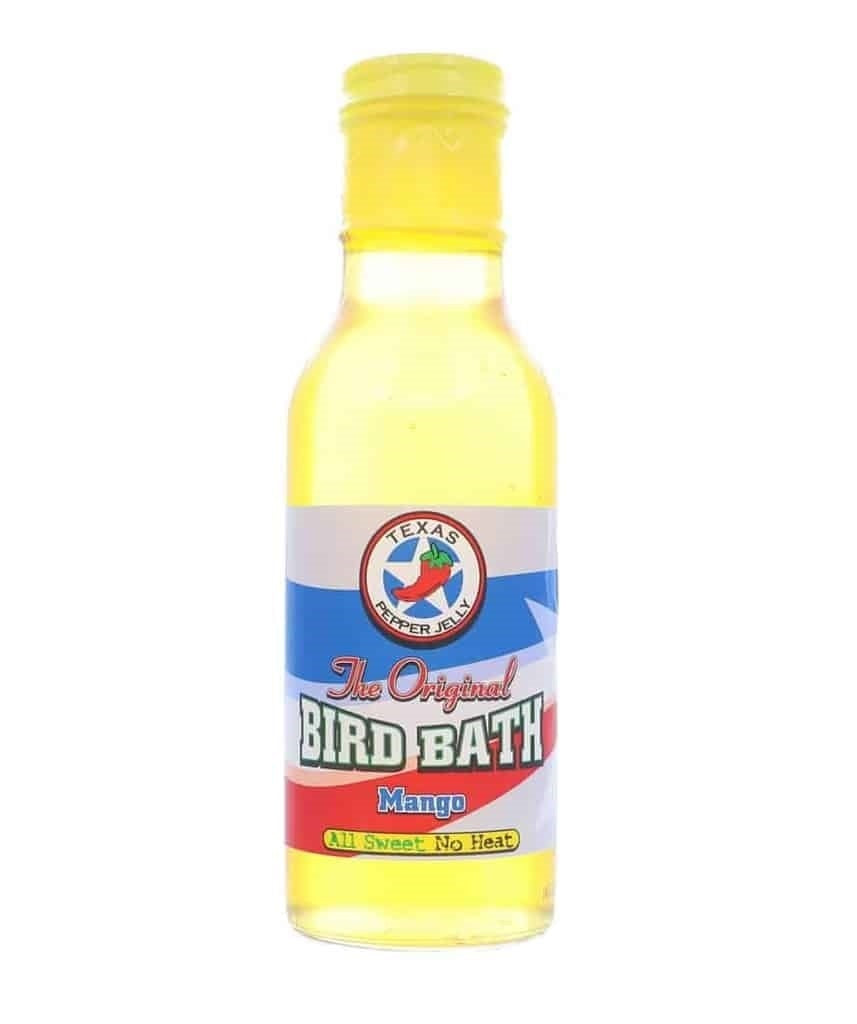 Texas Pepper Jelly Sweet Texas Bird Bath - Mango - 340g (12oz) - CLEARANCE