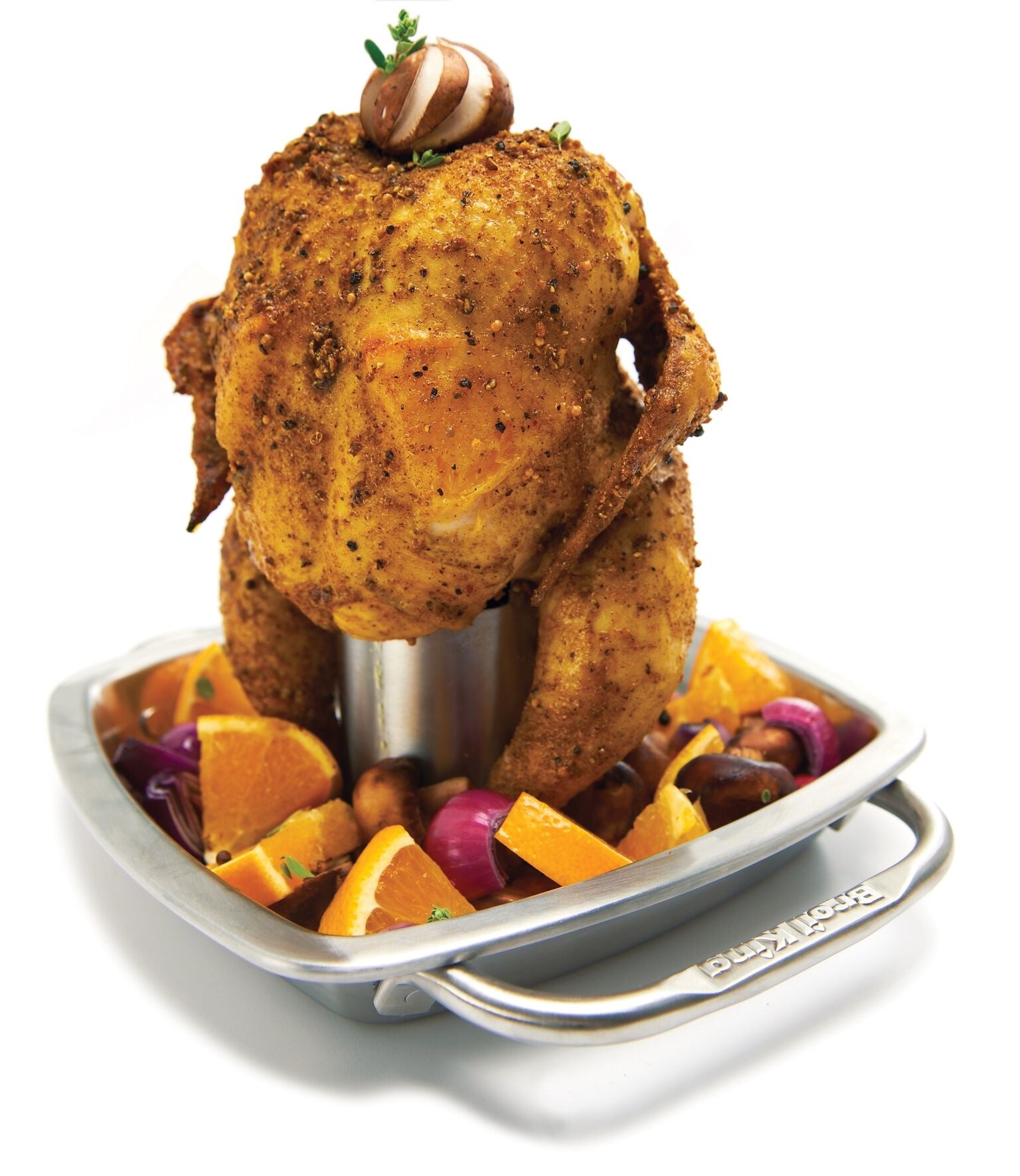 Broil King Premium Chicken Roaster with Pan