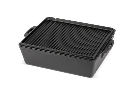 Petromax K8 Cast Iron Loaf Pan With Lid - Large