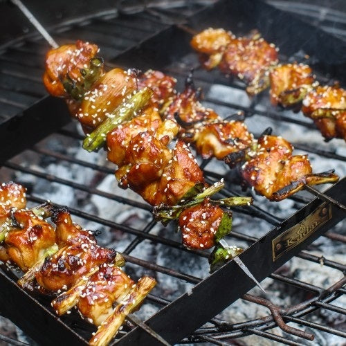 Kadai BBQ Skewers with Rack
