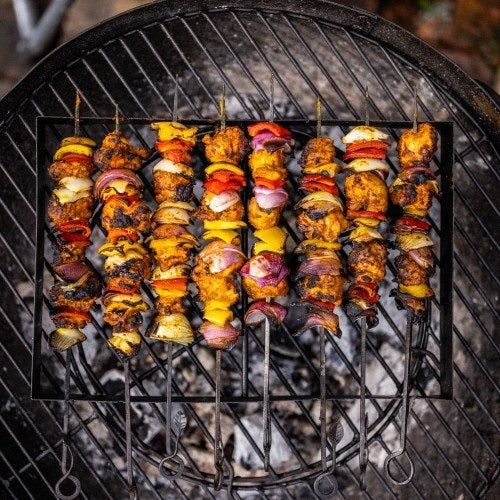 Kadai BBQ Skewers with Rack