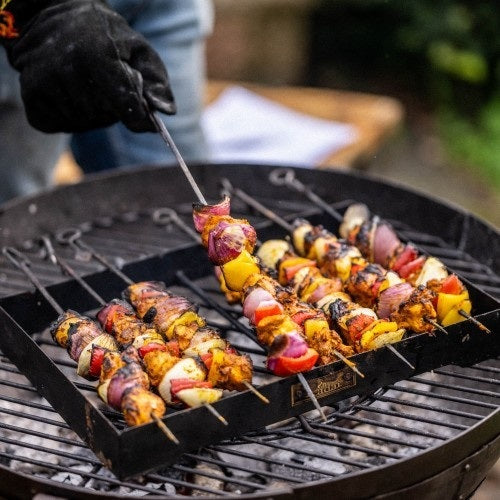 Kadai BBQ Skewers with Rack