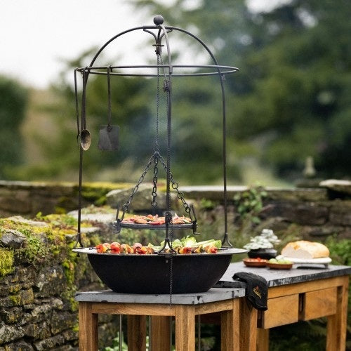 Kadai Plancha Tripod Pulley