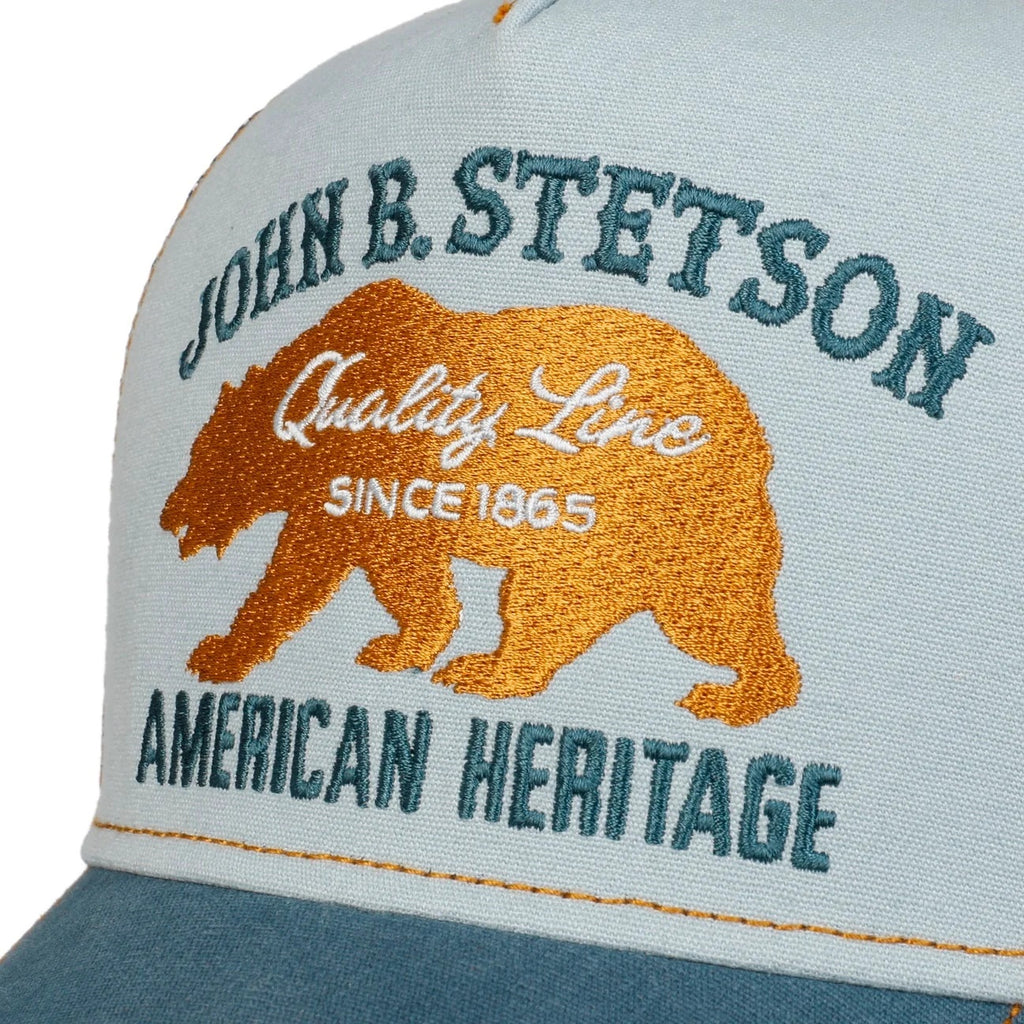 Stetson Bear Trucker Cap - Blue