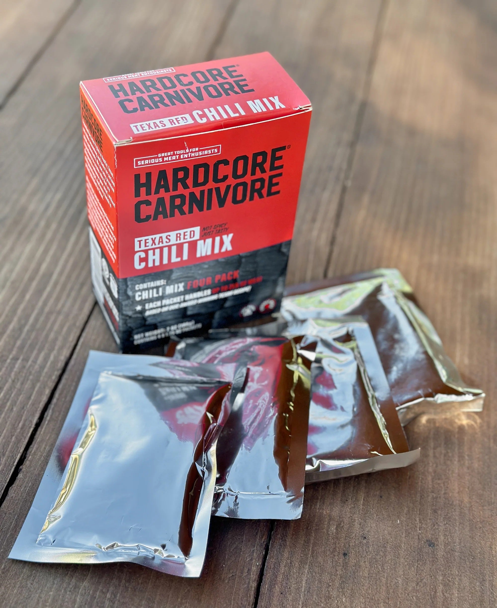 Hardcore Carnivore Texas Red Chili Mix Seasoning  - 198g (7oz) - Pack of 4
