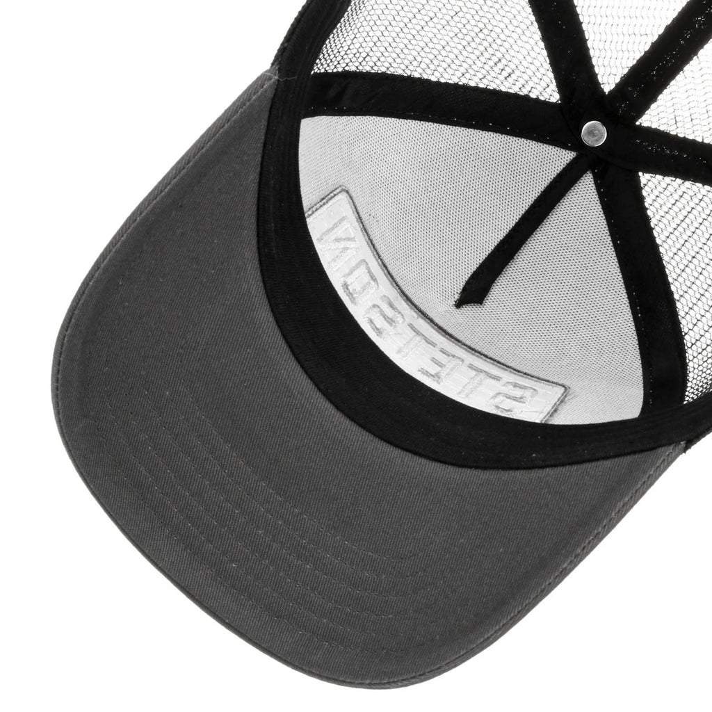 Stetson Gasoline Trucker Cap - Grey & Black
