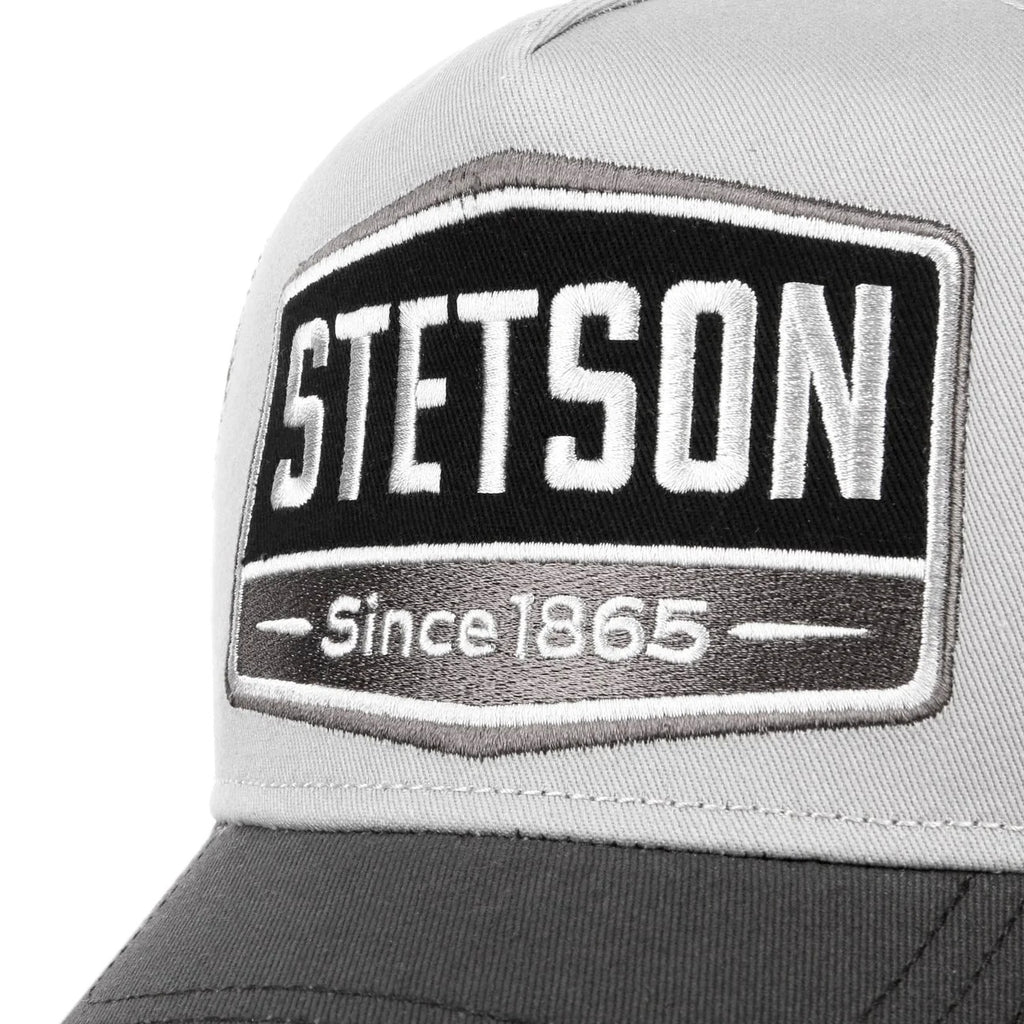 Stetson Gasoline Trucker Cap - Grey & Black
