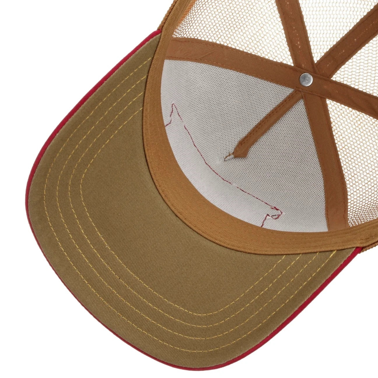 Stetson Rodeo Trucker - Brown & Burgundy