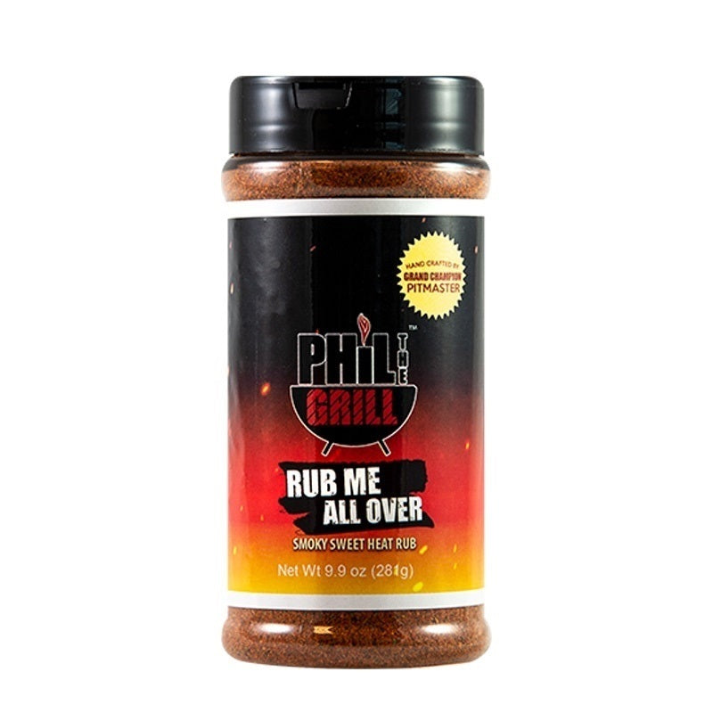 Phil The Grill 'Rub Me All Over' Rub - 281g (9.9oz) - CLEARANCE