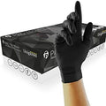 Black Nitrile Gloves - Large