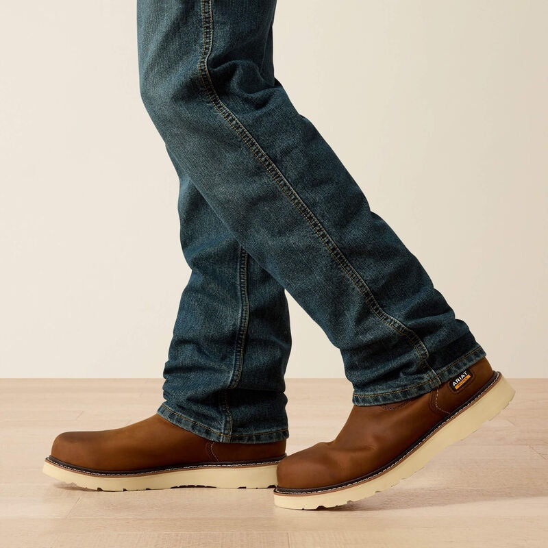 Ariat Mens Rebar M7 Slim DuraStretch Workhorse Straight Leg Jean - Mccoy