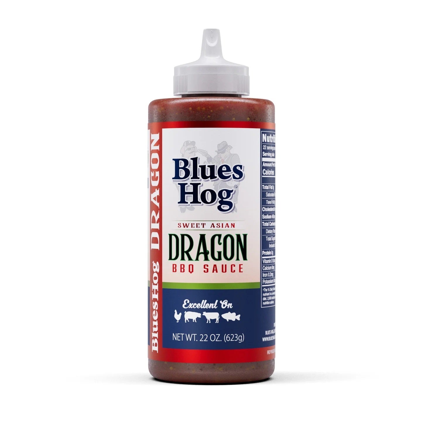 Blues Hog BBQ' Sweet Dragon Asian BBQ Sauce (Squeeze Bottle) - 623g