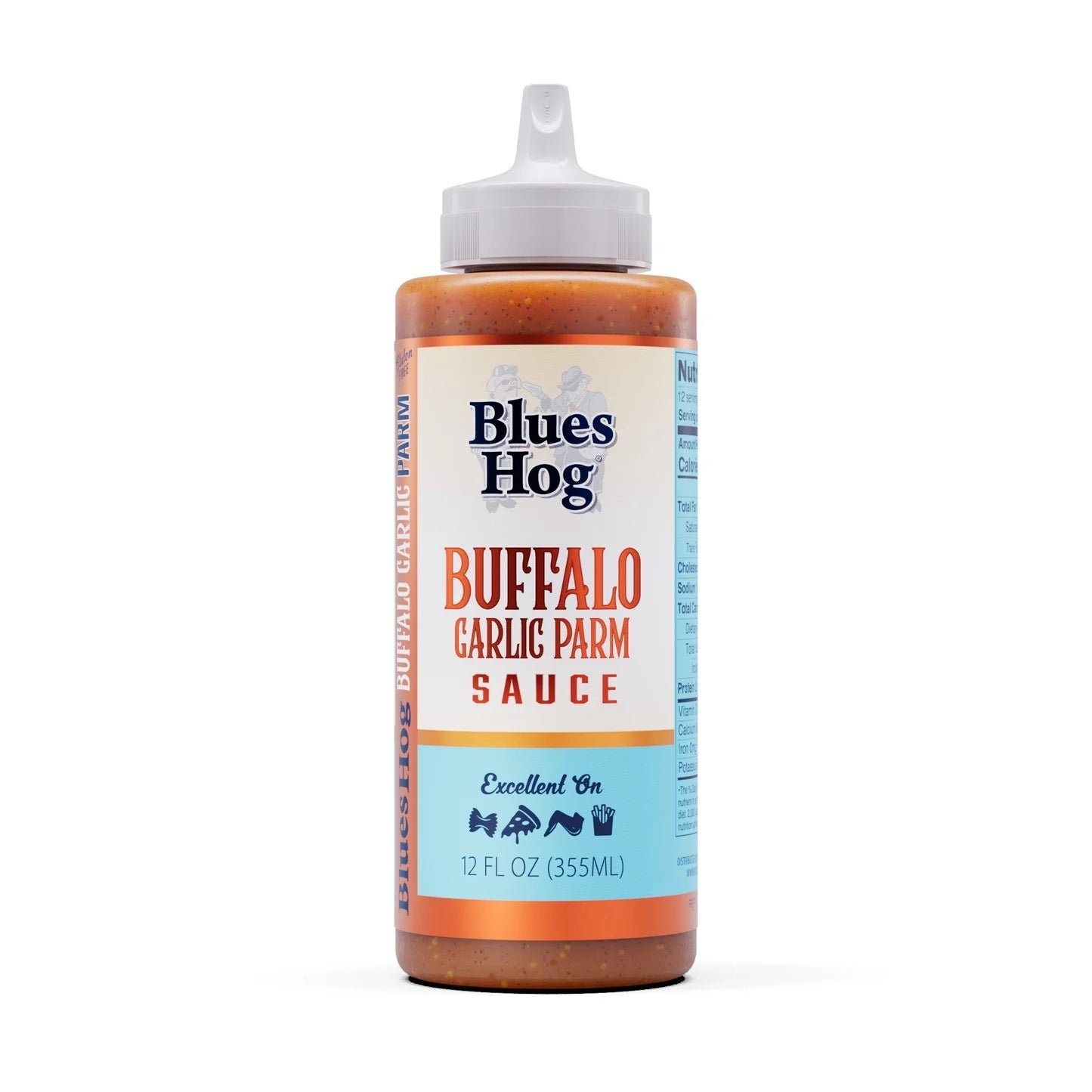 Blues Hog BBQ' Buffalo Garlic Parm Wing Sauce (Squeeze Bottle) - 12oz (355ml)
