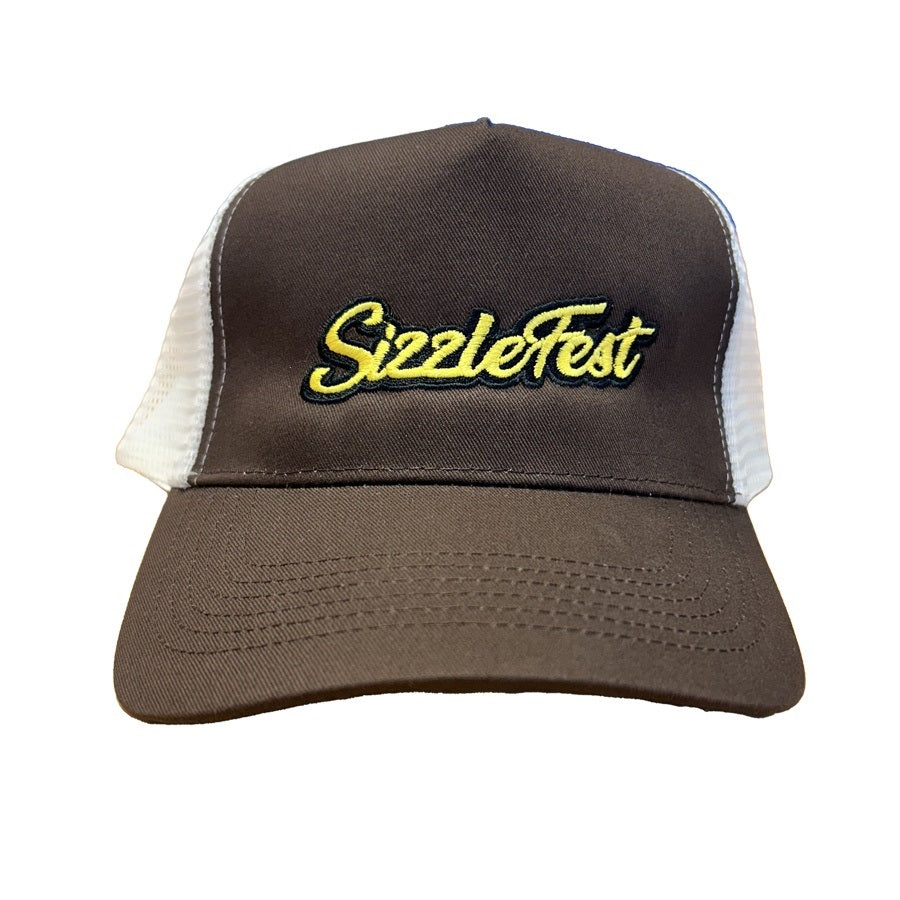 Sizzlefest - Snapback Trucker Hat - Chocolate/Caramel