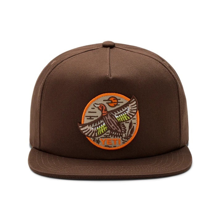 YETI BFTW Wild Duck Flat Brim Hat - Dark Brown