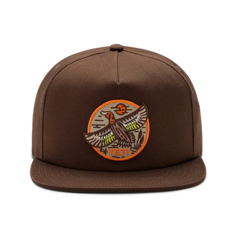 YETI BFTW Wild Duck Flat Brim Hat - Dark Brown