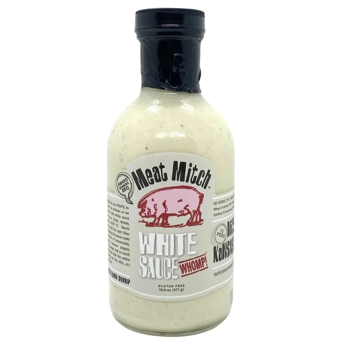 Meat Mitch White Sauce WHOMP! BBQ Sauce - 454g (16oz) - CLEARANCE