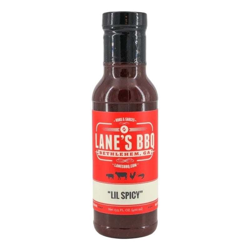 Lane's BBQ' Lil Spicy Sauce - 400ml (13.5oz) - CLEARANCE