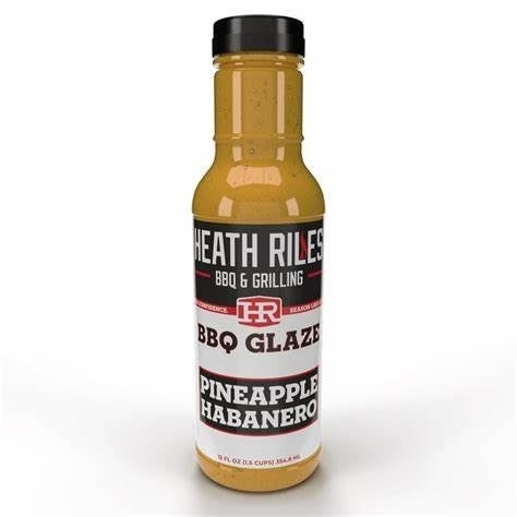 Heath Riles BBQ Pineapple Habenero BBQ Glaze - 354.8ml (12oz) - CLEARANCE