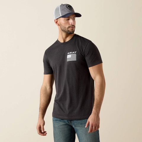 Ariat Freedom T-Shirts - Charcoal Heather
