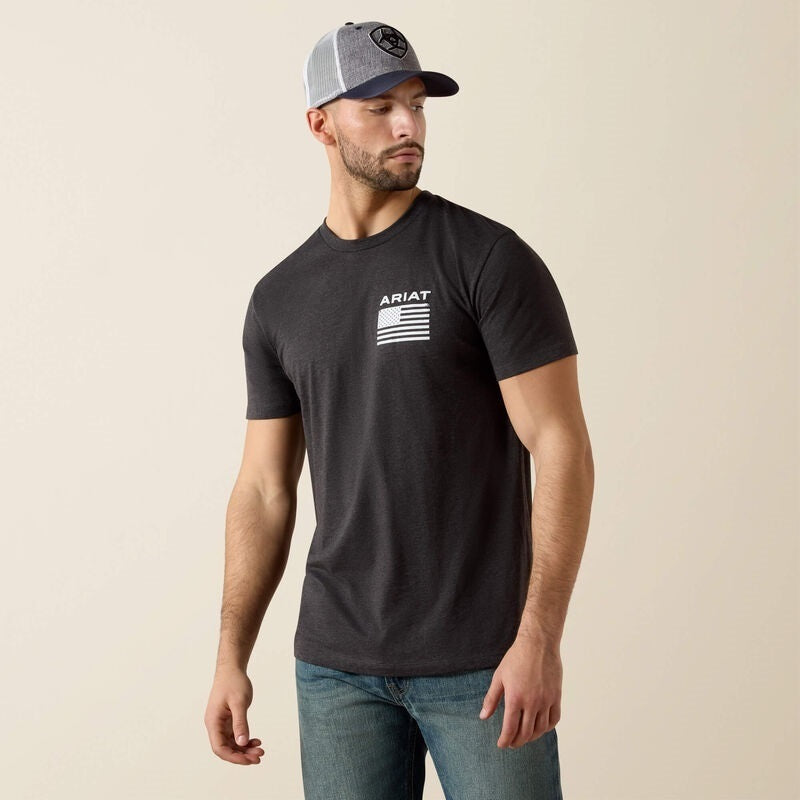 Ariat Freedom T-Shirts - Charcoal Heather