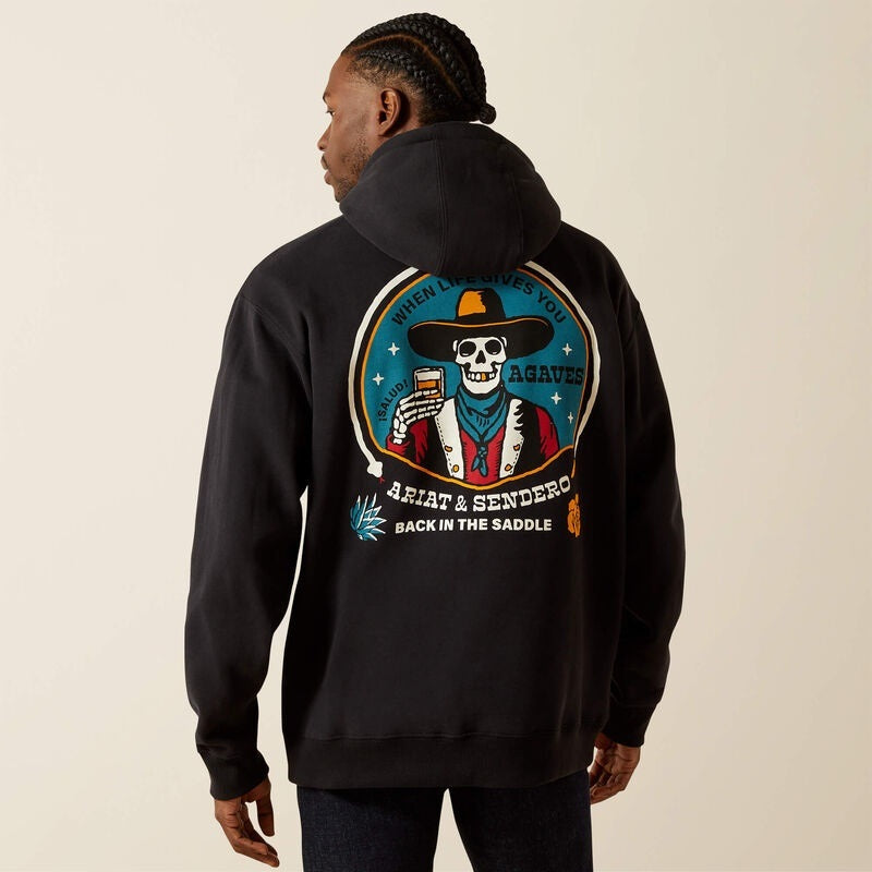 Ariat Sendero When Life Gives You Agaves Hoodies - Black