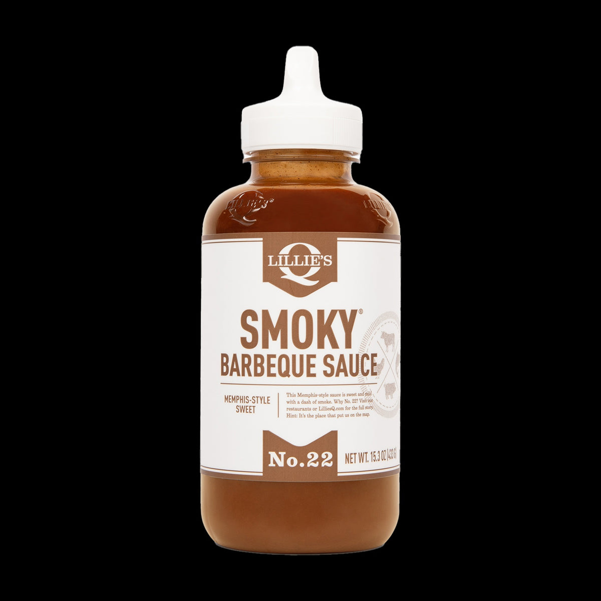 Lillie's Q Smoky Barbecue Sauce - 15.3oz (433g)