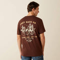 Ariat They Ain't Us Classic Fit T-Shirts - Deep Mahogany