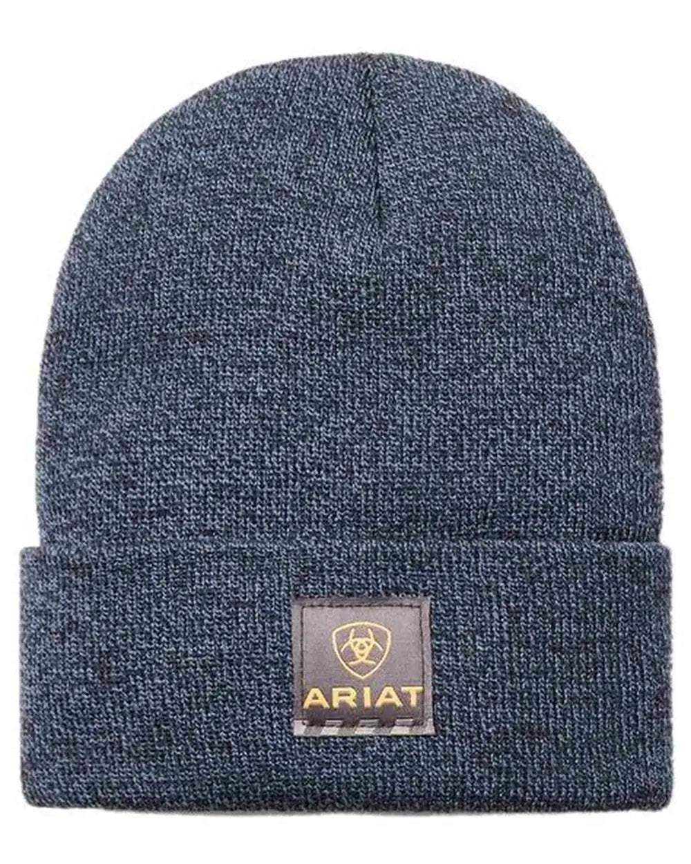 Ariat Rebar Beanie Hat - Navy / Light Blue