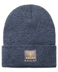 Ariat Rebar Beanie Hat - Navy / Light Blue