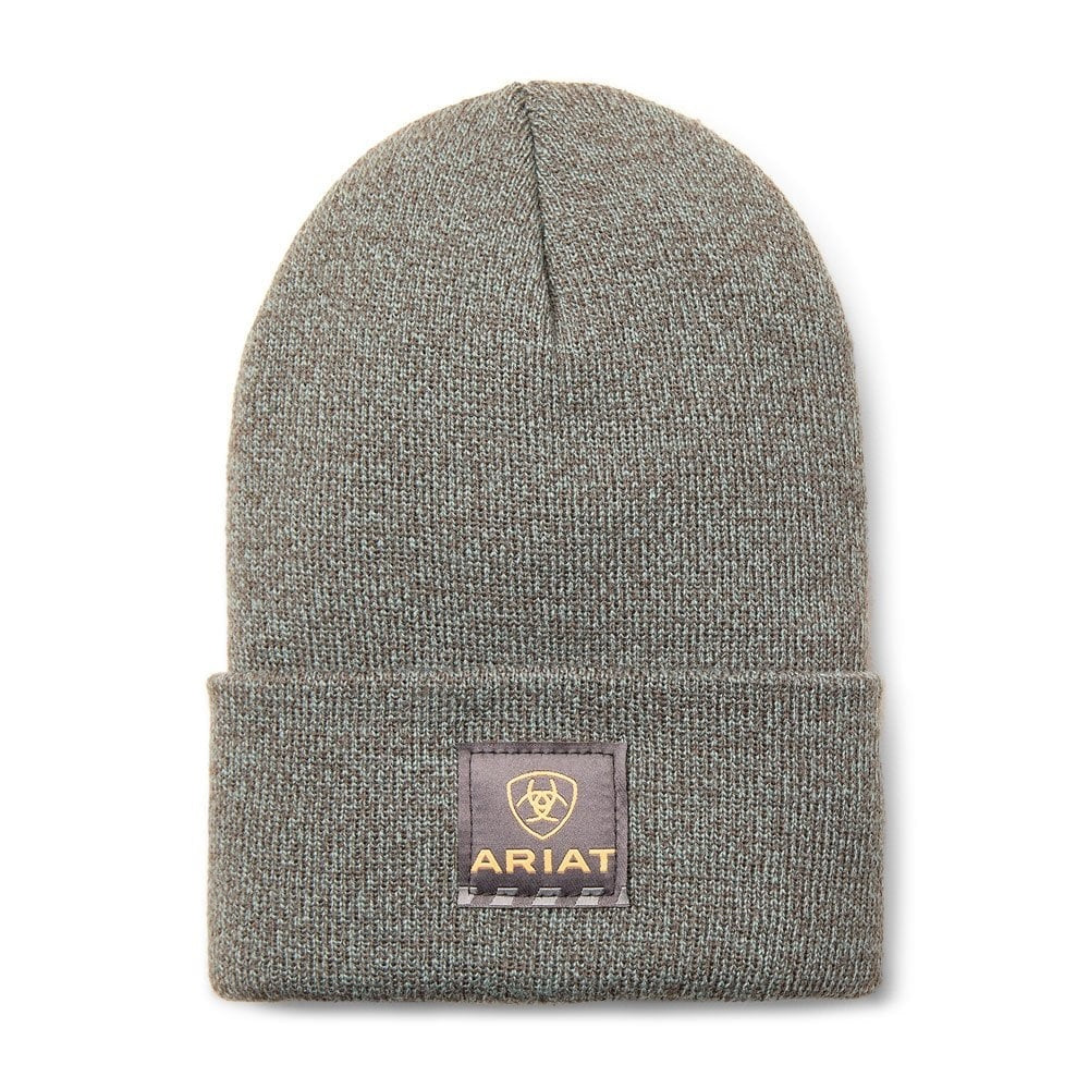 Ariat Rebar Beanie Hat - Green / Dark Grey