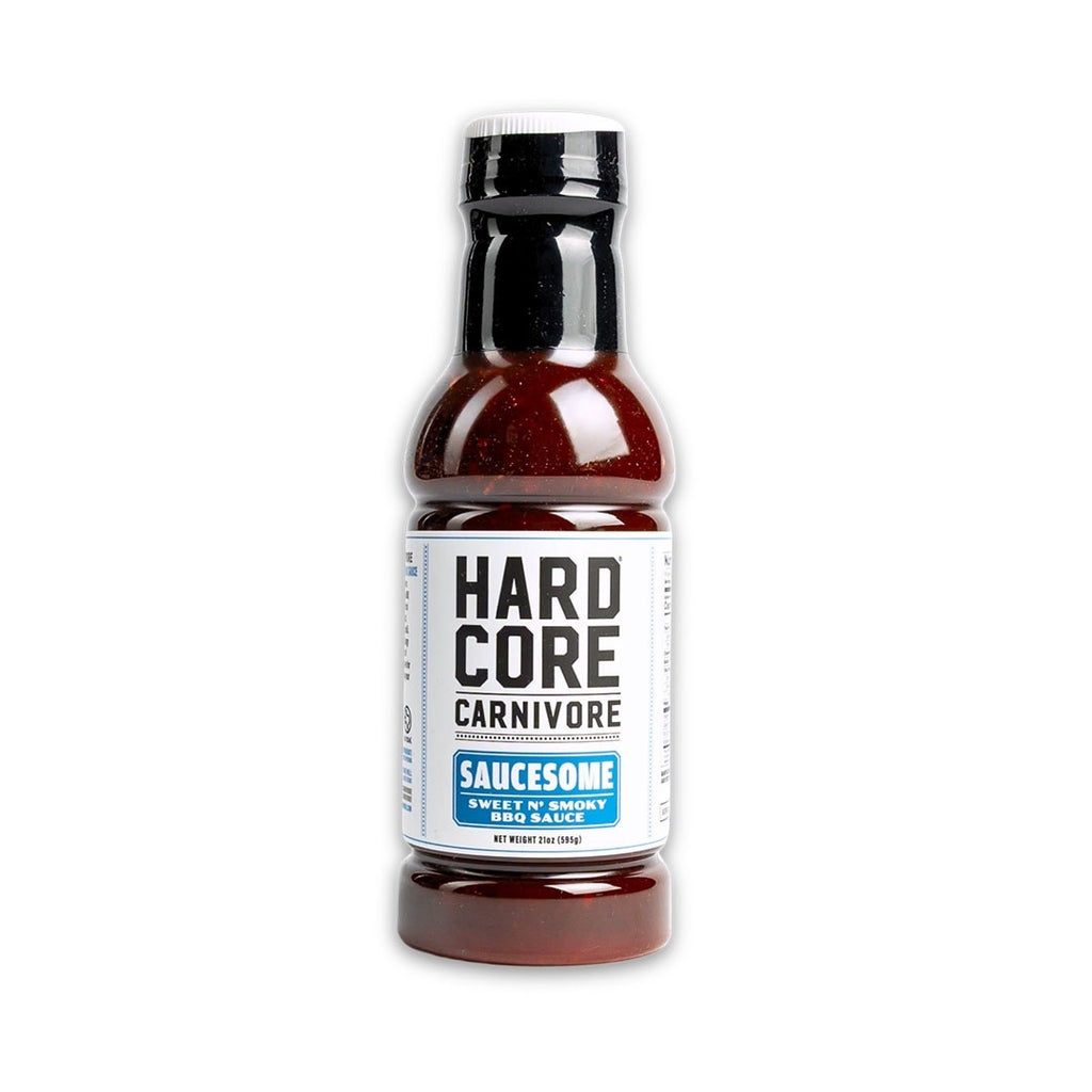 Hardcore Carnivore Saucesome Sweet N' Smoky BBQ Sauce - 595g (21oz)