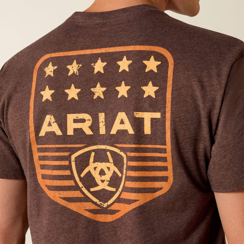Ariat Stripe Patriotic Badge T-Shirts