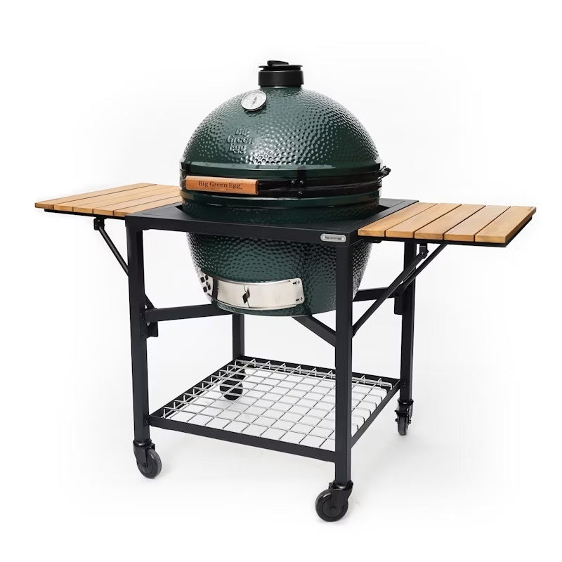 Big Green Egg XL - Modular Nest & Foldable Acacia Shelves
