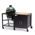Big Green Egg Large Modular Nest, Expansion Cabinet & Acacia Shelf