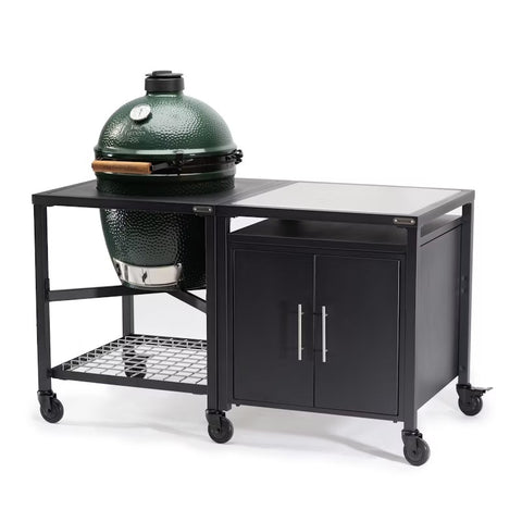 Big Green Egg Large Modular Nest, Expansion Cabinet & Stainless Steel Shelf