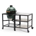 Big Green Egg Large Modular Nest, Expansion Cabinet & Stainless Steel Shelves