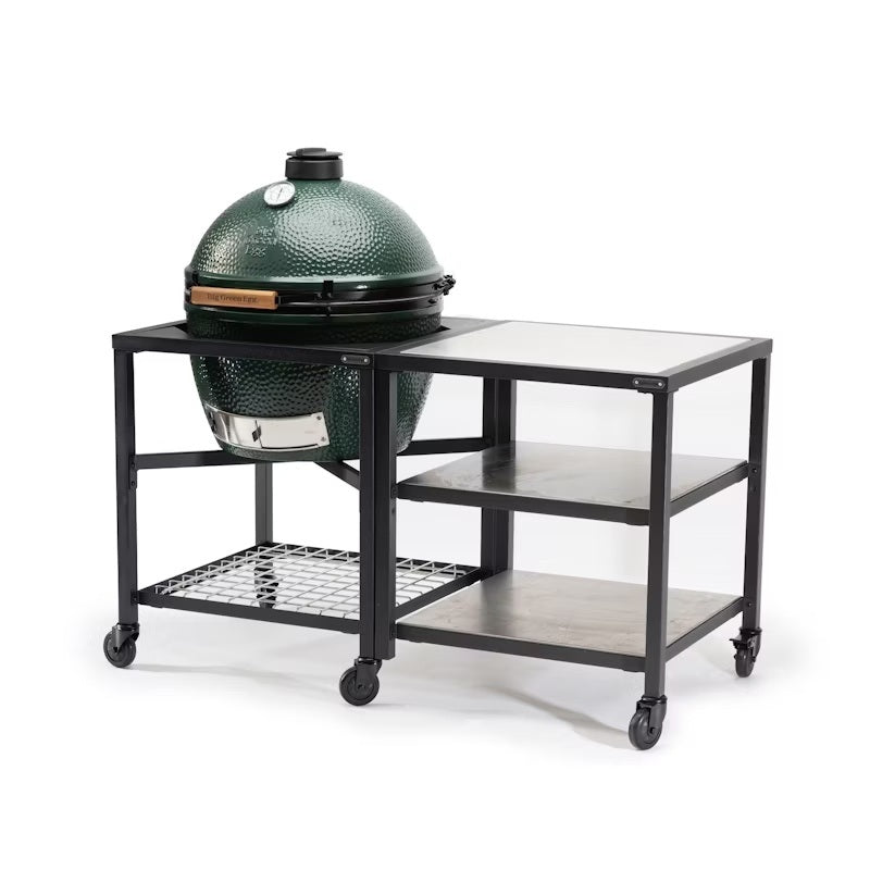 Big Green Egg XL Modular Nest, Expansion Cabinet & Stainless Steel Shelves