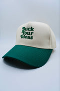 Buck Your Ideas Trucker Cap - Cream / Green