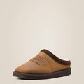 Ariat Mens Patriot Square Toe Slippers - Dusty Brown Suede