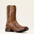 Ariat Mens Bodie Square Toe Western Boots - Honey Tan
