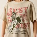 Ariat Womens Bull Rider Arched T-Shirts - French Oak