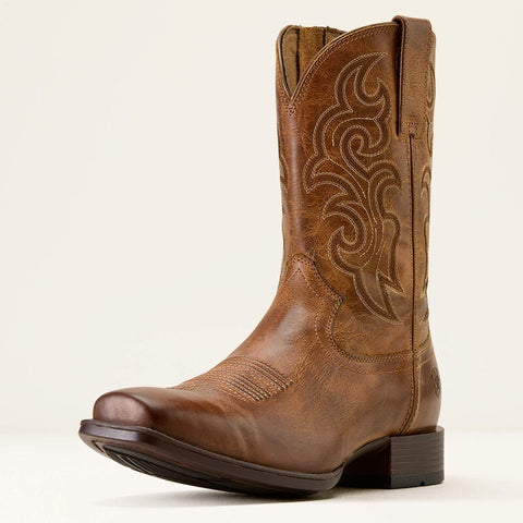 Ariat Mens Bodie Square Toe Western Boots - Honey Tan