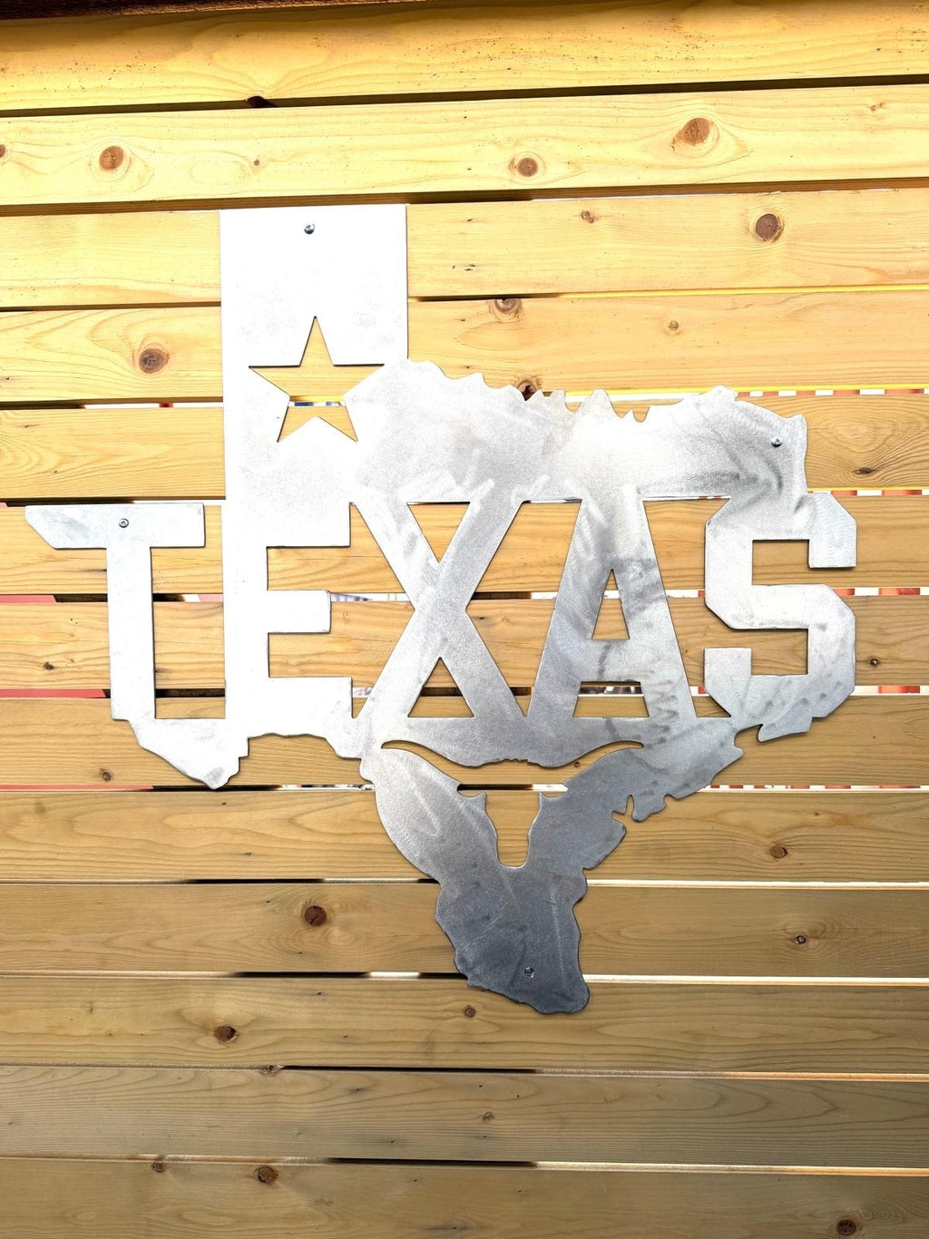 Texas Map Sign