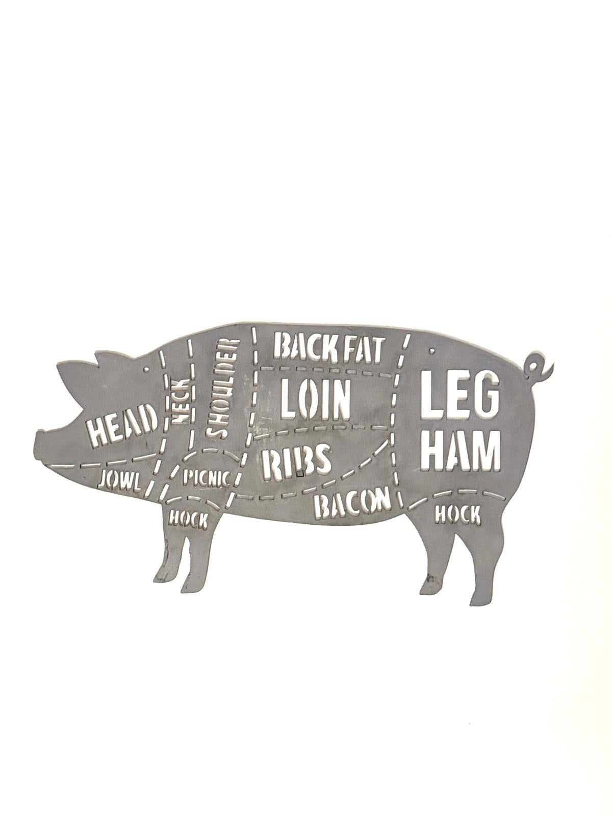 Butchers Pig Sign
