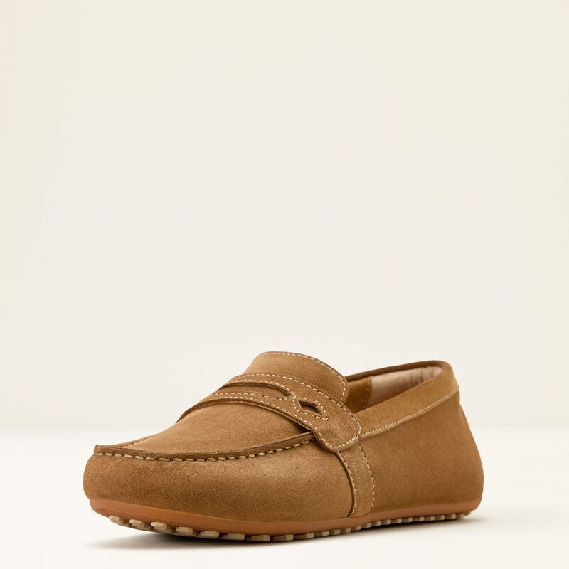 Ariat Womens Selene Driving Shoes - Caramel Suede