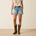 Ariat Womens Perfect Rise Jazmine 5'' Denim Shorts - Eureka