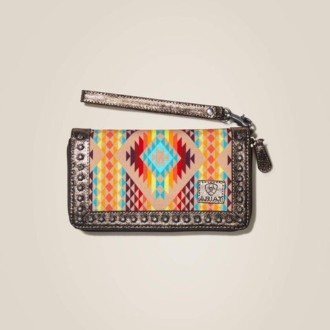 Ariat Clutch Wallet - Diamond Stripe