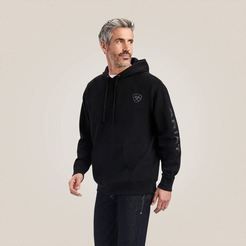 Ariat Mens Ariat Logo Hoodies - Black